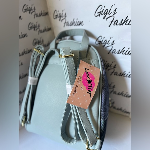 NWT Betsey Johnson  LUV BETSEY ChainTrimmed Backpack - Picture 9 of 12